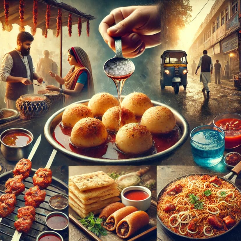 Street Food in India – Pani Puri, Tandoori Kebabs, and Butter Chicken
